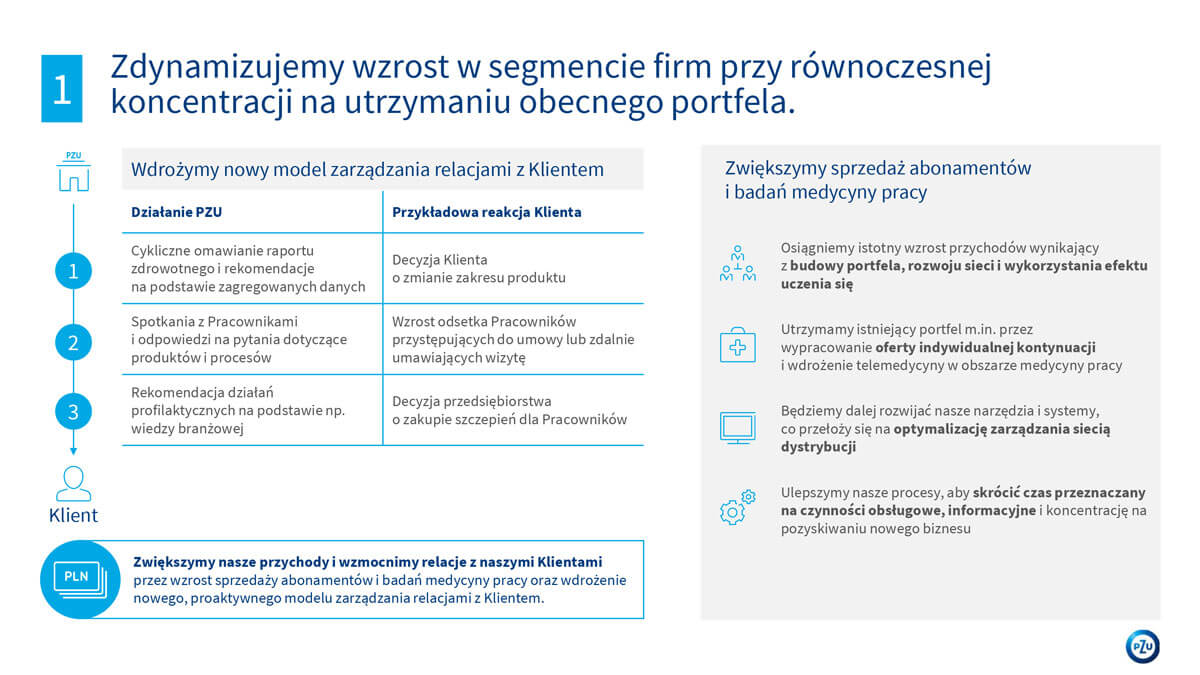 PZU strategia biznesowa